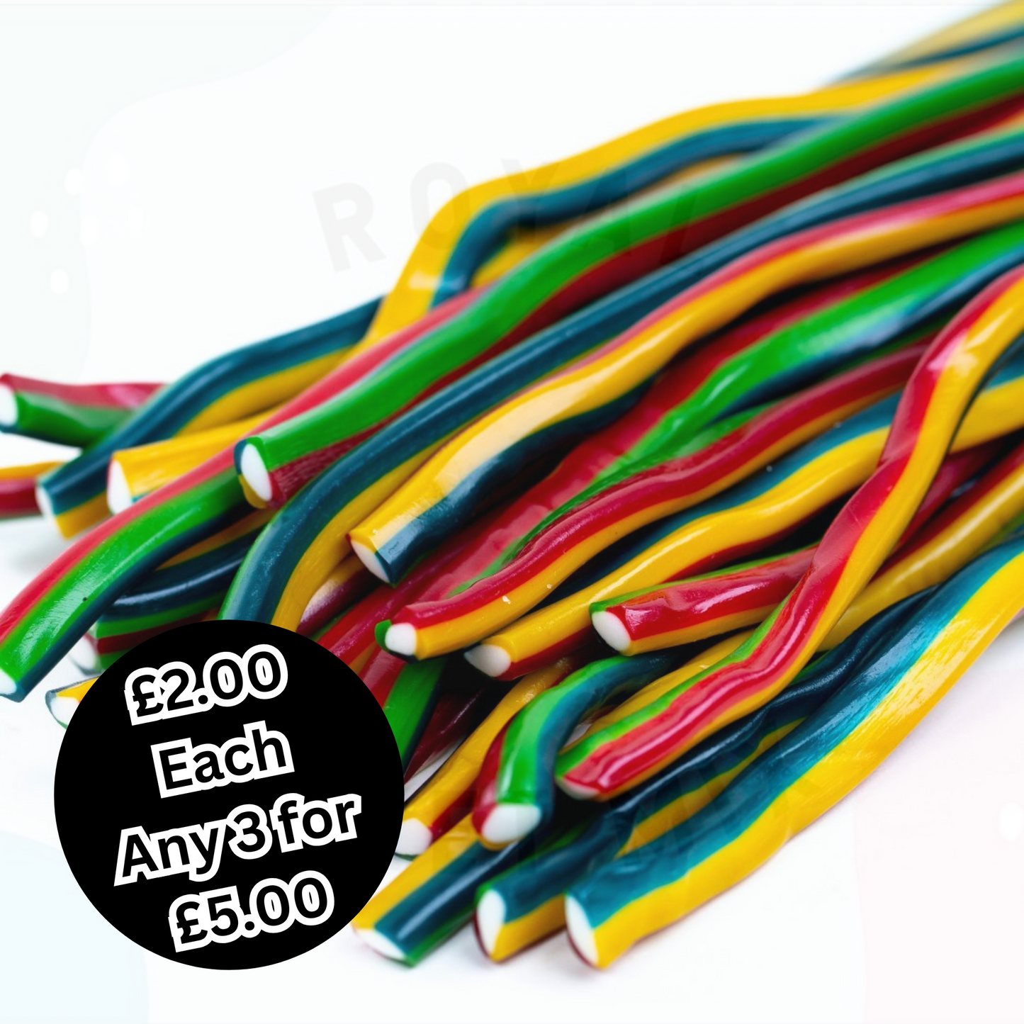 Giant Tutti Fruity Candy Cable