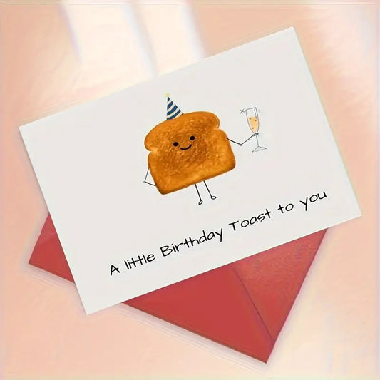 Birthday Toast - Funny Birthday Card