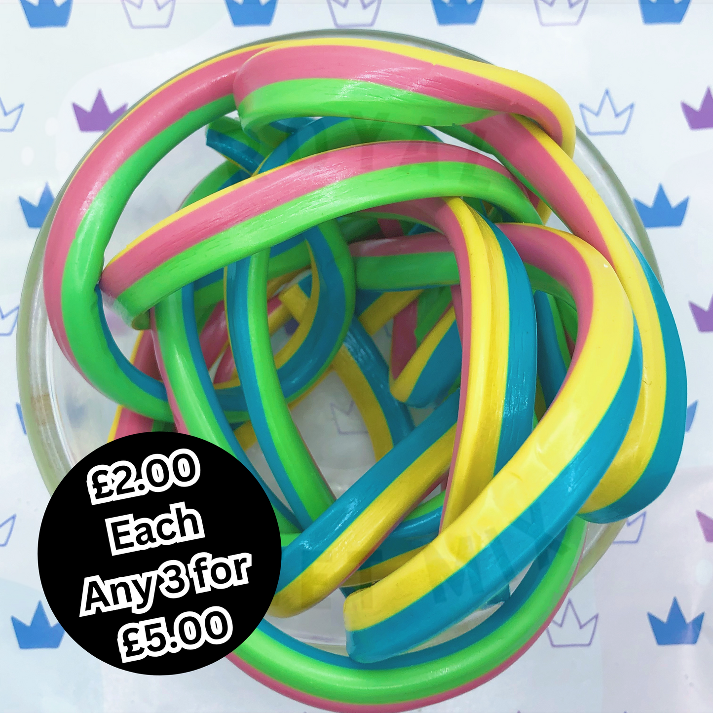 Giant Tutti Fruity Candy Cable