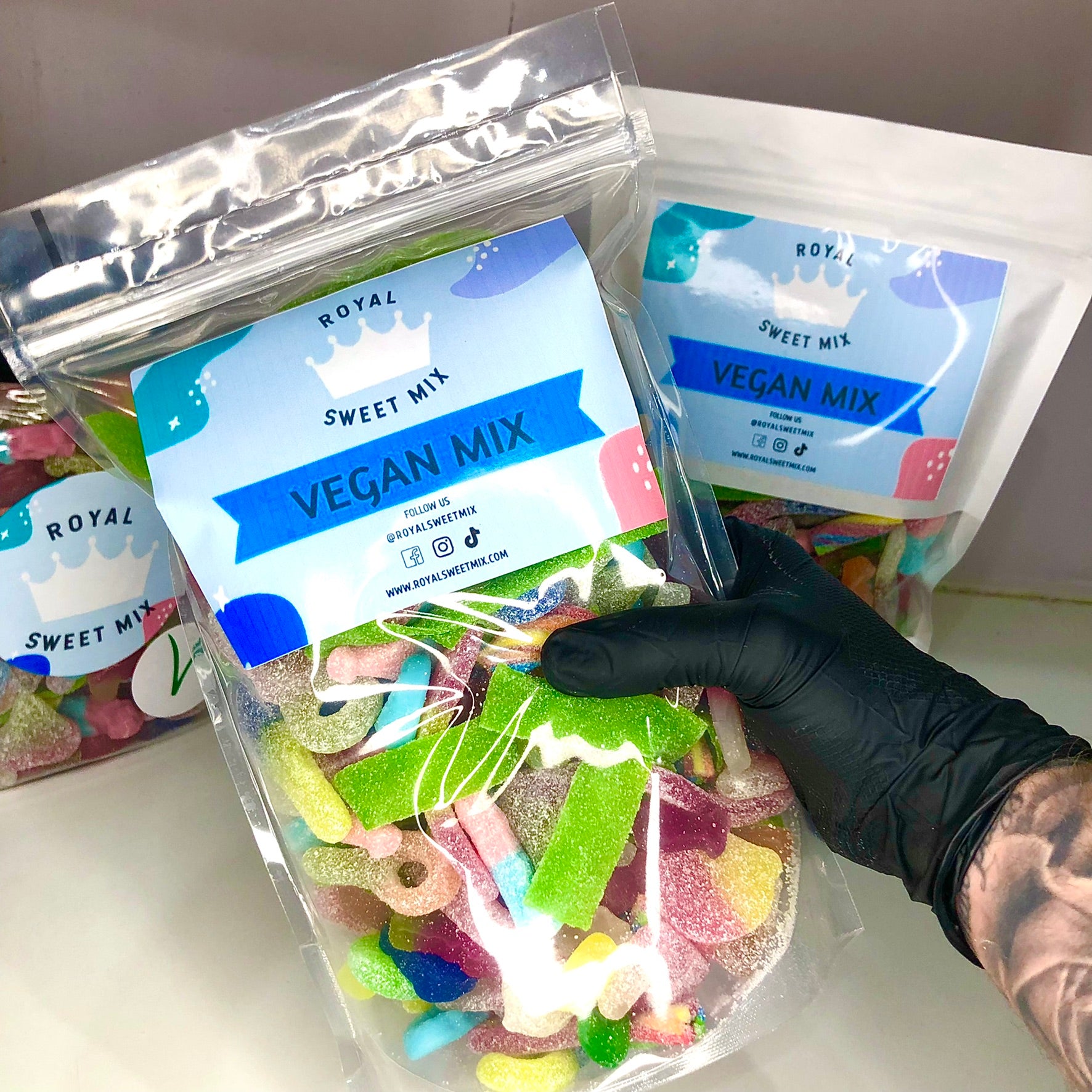 Create Your Own 1KG Vegan Pick N Mix Sweet Pouch (Jumbo Vegan Sweet Pouch)