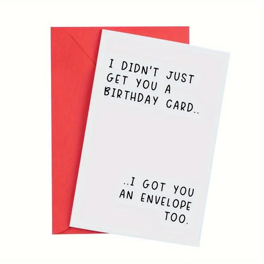 Birthday/Envelope - Funny Birthday Card