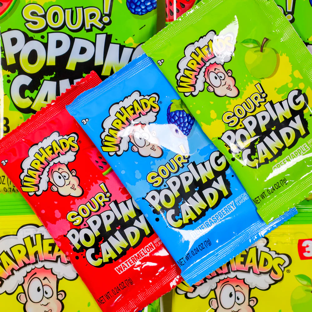 Sour Popping Candy 3 Pack